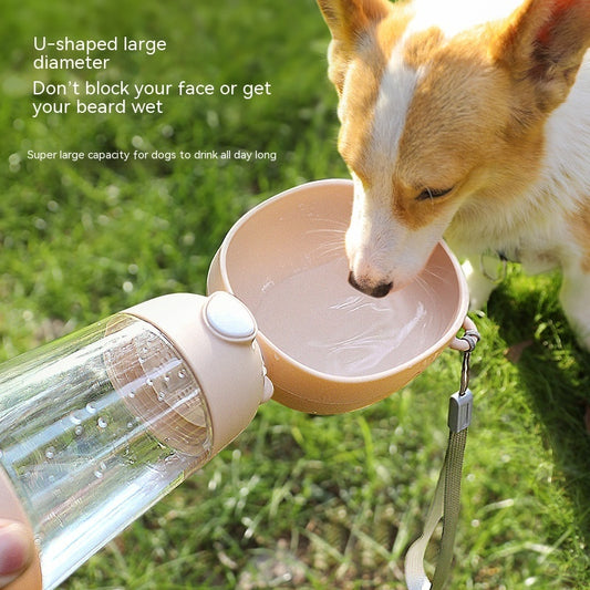 Botella de agua portátil para perros